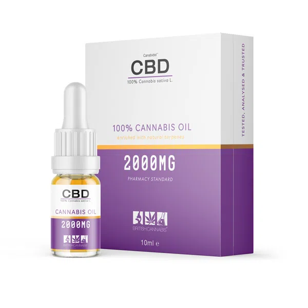 BRITISH CANNABIS™ - Canabidol® 2000mg CBD Cannabis Oil 